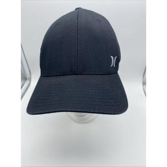 Flexfit Other - Hurley Logo Black Cap Hat Flex-Fit Stretch S-M